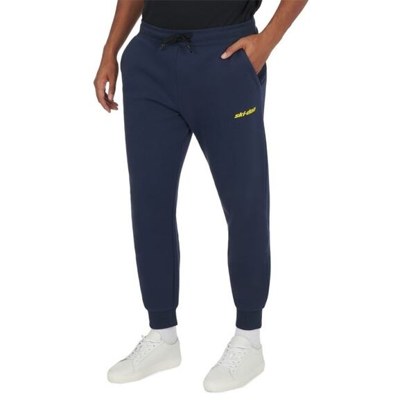 Ski-doo Men's Signature Sweatpants Sz Medium Navy Blue Drawstring Stretch Casual